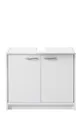 SMASH Badezimmer Waschbeckenunterschrank Weiß matt 63x55x29 cm Unterschrank