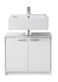Waschbeckenunterschrank Waschtisch Badmöbel Badschrank Unterschrank 2trg Weiß