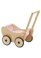 Pinolino® Puppenwagen Trixi - Herzchen, aus Holz mit Bettzeug, Made in Europe