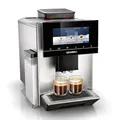 Siemens Kaffeevollautomat EQ900, großes farbiges TFT-Display, 36 Heiß- und Kaltgetränke, Cold Brew, super leise, Keramikmahlwerk, Doppeltassenfunktion, Steuerung per App, Edelstahl, TQ903D03