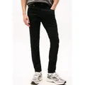 Tommy Jeans Slim-fit-Jeans Austin Slim Tapered zum Knöchel hin schmaler werdende Jeans mit mittlerer Leibhöhe schwarz 33