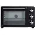 DESKI Minibackofen Backofen, Mini-Ofen, freistehender Ofen, 4 Heizelemente, Ober- und Unterhitze (getrennt schaltbar), Timer