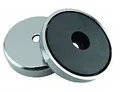 Rundmagnet 36 x 7 mm bis 7,2 kg Power Magnet rund super-stark verchromt