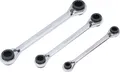 BGS technic Double Ended Ratchet Wrench Set, 680 g