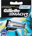 Gillette Mach3 Rasierklingen 4 Stk. Ersatzklingen