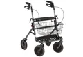 Dietz GmbH Rollator Dietz FAKTO+ Standardrollator faltbar grau mit Korb