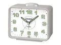 Casio TQ-218-8EF Wecker, Kunststoff, Silber, Regular