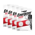 4x Energizer CR2450 CR 2450 3V Lithium Batterie Knopfzelle DL2450 2er Blister