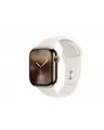 Apple Watch Series 10 GPS+ Cellular 42mm Gold Titanium Case with Starlight Sport Band (MX073QF/A)