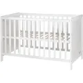 Roba Beistellbett roba Gitterbett / Beistellbett, Weiß, Holz, Holzwerkstoff, Schichtholz, 66x76x121.5 cm, höhenverstellbar, Babymöbel, Babybetten, Beistellbetten
