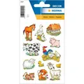 Herma Sticker Decor, 5419, Bauernhoftiere, 36 Aufkleber, 36 Stück