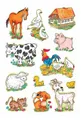 HERMA Sticker DECOR "Bauernhoftiere" 3 Blatt à 12 Sticker