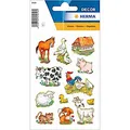 Schmucketikett Decor Papier Bauernhoftiere 3Bl 1Pack,