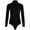Evoni Body Langarmbody mit Hochkragen schwarz XS(34)