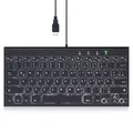 Perixx PERIBOARD-429 kabelgebundene Mini- Tastatur - QWERTZ DE - schwarz 11685