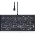 Perixx PERIBOARD-429 USB Deutsch schwarz (kabelgebunden)