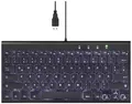 Perixx PERIBOARD-429 DE USB Tastatur Deutsch, QWERTZ Schwarz Beleuchtet