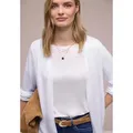 STREET ONE Cardigan bestehend aus einem Materialmix weiß 36 EU