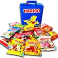 Haribo Sommer-Box 12 verschiedene Tüten inkl. stabile Haribo Box 1940 g