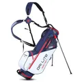 Big Max Dri Lite Seven G Standbag - 2024 Golf Tragebag (White-Navy-red)