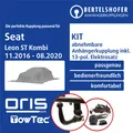 Für SEAT Leon ST Kombi Typ 5F8 11.2016-08.2020 AHK abn +13pol spez. E-Satz TOP