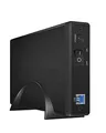 ICY BOX externes Gehäuse für 1x 3,5 Zoll Festplatte, USB 3.0 Anschluss (UASP), SATA-III (6 Gbit/s), Aluminium, IB-377U3