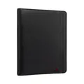 WENGER Venture Schreibmappe mit Tragegriff, Padfolio mit Business-Organizer, 10 Zoll Tabletfach, Polyester/Vinyl, A4-Notizbuch, Damen Herren, Schwarz, 611710