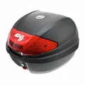 GIVI E300 Monolock Topcase - 30 Liter, schwarz matt - Länge x Breite x Höhe: 400