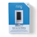 Ring Stick Up Cam Battery - HD Akku Außenkamera - Wi-Fi Sicherheitskamera - Weiß