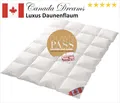 Canada Daunenbettdecke Dreams Luxus extra Winter 8 cm Hochsteg Daunendecke, Füllung: 90% Daunen, 10% Federchen Klasse 1, Bezug: 100% Baumwolle, 8 cm Hochsteg, geprüfte Qualität