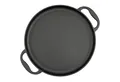 BBQ-Toro Grillpfanne Gusseisen Grillpfanne Ø 35 cm - Servierpfanne, Grillplatte, Gusseisen