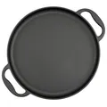 BBQ-Toro Grillpfanne Servierpfanne Gusseisen Grillplatte Ø 35 cm Gusspfanne rund
