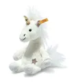 Steiff 067655 Unica Schlenker Einhorn - 20 cm - Kuscheltier - Weiss, Whisper White