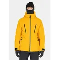 Skijacke SOS "La Thule", Herren, Gr. S, gelb, 100% Polyester, unifarben, bestickt, sportlich, ohne Ausschnitt, Langarm, Jacken, mit schützender Bionic Finish-Membran