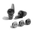 Sennheiser SoundProtex Plus Gehörschutz-Ohrhörer – Wiederverwendbarer Gehörschutz mit Vier wechselnd aktiven Filtern – High-Fidelity-Sound bei sicherer Lautstärke – Schwarz