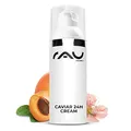 RAU Caviar 24h Creme 50 ml - Anti-Aging Gesichtscreme mit Kaviarextrakt, Hyaluronsäure & Tripeptid-5 - Feuchtigkeitscreme mit Q10, Vitamin E, Sheabutter & Mandelöl für anspruchsvolle Haut