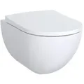 Wand-Tiefspül-WC Geberit Acanto 350 x 510 x 335 mm, spülrandlos, mit Kera-Tect, weiß - 500600018