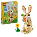 LEGO Creator 3in1 Häschen - Tierfigur umbaubar in Lama oder Robbe - Kreatives Geburtstagsgeschenk für Mädchen & Jungen ab 8 Jahren - 31162