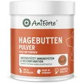 AniForte Hagebuttenpulver für Hunde & Katzen 500g – 100% Hagebutten, reich an Vitamin C, zur Unterstützung des Immunsystems
