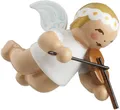 Wendt & Kühn, Schwebeengel, klein mit Geige 6307/2 Geschenk Advent, Violine