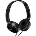 Sony MDR-ZX310B Kompakter Bügelkopfhörer Leichtes faltbares Design Schwarz