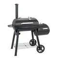 Smoker Vinson 200 BBQ-Smoker 16 Zoll Grill Räucherofen Räuchergrill 4in1 Schwarz