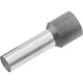 Cimco 187004 Aderendhülse 0.75 mm² Teilisoliert Grau 100 St.