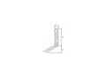 GAH Alberts Stuhlwinkel 60x60x16mm Stahl roh, gelb, sendz. (339227)