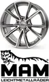 4x MAM A5 8,5x20 5/112,0 ET45 Palladium Front Polish