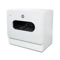 MEDION Mini Geschirrspüler DWT51 (Tischgeschirrspüler mit Touch-Bedienfeld, Eimer-Funktion, 5 Maßgedecke, funktioniert mit/ohne Wasseranschluss, 7 Reinigungsprogramme, Startzeitvorwahl, MD 37766) weiß