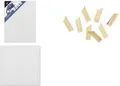 kangaro Keilrahmen, (B)300 x (T)16 x (H)400 mm, weiß Tuch aus 100% Baumwolle, Stärke: 380 g/qm, 3-lagig gesso - 4 Stück (K-810051)
