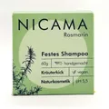 Nicama - Shampoo "Rosmarin" – 60g - Natur-seife ohne Plastik, Vegan, Palmölfrei, Tierversuchsfrei