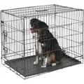 Kerbl Tiertransportbox Gittertransportbox, Metall, 92 x 63 x 74cm, schwarz, Tiere bis 35kg