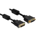 DELOCK 83108 - DVI Verlängerung DVI 24+5 Stecker auf Buchse, Dual Link, 3 m